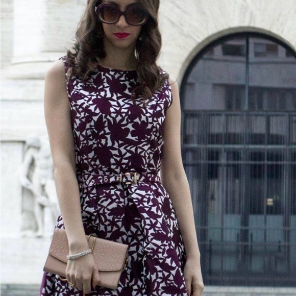 💟 Showstopper Belted Cocktail Dress Size 12 - Picture 8 of 9